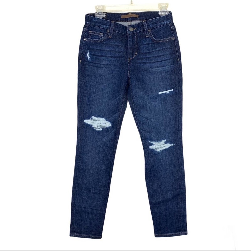 Joe’s Jeans Billie Ankle Slim Distressed Dark Wash Women's Size 24